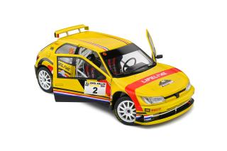 Peugeot 306 Maxi #2 gelb Neuville Eifel Rally Festival 2022 S1808304 Solido 1:18 Metallmodell